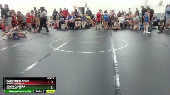 64 lbs Round 1 (6 Team) - John Cambra, NY Hammers vs Parker Falcone, Quaker Maroon