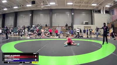 117 lbs Cons. Semi - Brooke French, Life University vs Angie Alvarado, Unattached-Rio