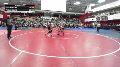 177 lbs Quarterfinal - Luca Moore, Amador Valley vs Noah Blake, Granada