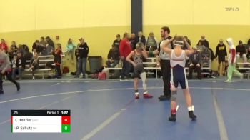 75 lbs Cons. Round 3 - Peter Alexander Schutz, MN Elite vs Tanner Henzler, Pinnacle Wrestling Club