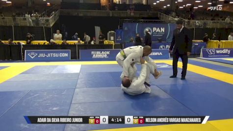 Nelson Andrés Vargas Manzanares vs Adair Da Silva Ribeiro Junior 2026 Pan Jiu Jitsu IBJJF Championship