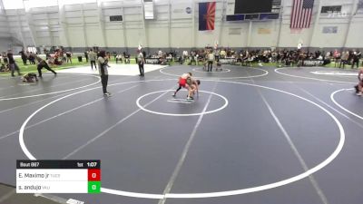 66 lbs Final - Estevan Maximo Jr, Tucson Cyclones vs Santino Andujo, Valiant