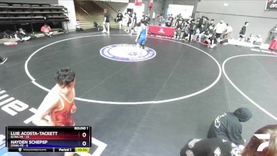 144 lbs Round 1 (16 Team) - Romeo Barahona, KCWA-FR vs Chase Claassen, CMWA-FR