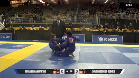 Shavonne Denise Guthrie vs Laura Heiman Martins 2025 Pan Jiu Jitsu IBJJF Championship