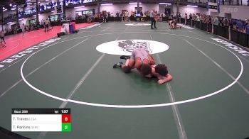 135A lbs Quarterfinal - Tyler Traves, Legacy Dragons vs Tahir Parkins, Dark Knights