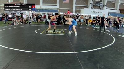 150 lbs Champ. Round 1 - Luis Aragon Lara, Utah vs Gunnther Hamilton, Arizona
