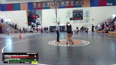 135 lbs Cons. Round 2 - Marlen Robles-Rodriguez, Woodburn vs Cadence Payton, Nelson