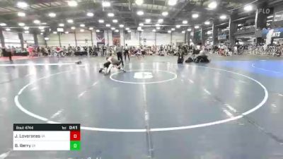 132 lbs Consi Of 32 #2 - Jayden Loveranes, VA vs Bregan Berry, GA