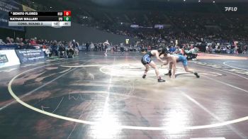 5A Boys 144 lbs Cons. Round 3 - Benito Flores, Hillsboro Boys vs Nathan Mallari, Eagle Point Boys