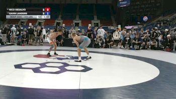 144 lbs 7th Place Match - Nico DeSalvo, Iowa vs Gavin Landers, Iowa