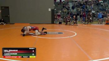 162 lbs Round 1 - Will Zerangue, Bob Jones vs Caden Burger, Grissom Hs