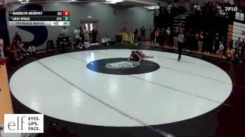 100 lbs. 7th Place Match - Lexi Wolk, Ste Genevieve vs Madelyn Murphy, Roxana