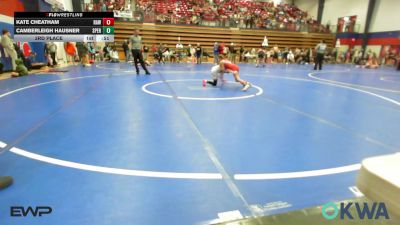 67 lbs 3rd Place - Kate Cheatham, Raw Wrestling Club vs Camberleigh Hausner, Sperry Wrestling Club