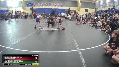 50 lbs Round 3 - Hunter D`Eredita, Mighty Warriors vs Jameson Campbell, Legacy Elite Wrestling