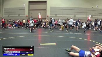 86 lbs Round 3 (8 Team) - Kenlynn Nau, Ares vs McKenzie Astorino, Untouchables