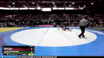 4A 120 lbs Champ. Round 1 - Sean Hall, Canyon Ridge vs Wyat Blanchard, Bonneville