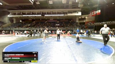 165 lbs Semifinal - Alexander Webster, Folsom vs Brodie Johnson, Pitman