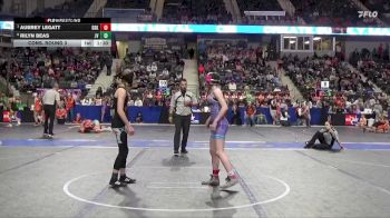 100 lbs Cons. Round 3 - Aubrey Legatt, De Soto Kids vs Rilyn Beas, Jr Viking