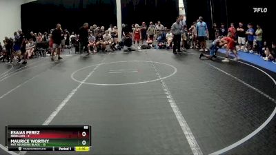 88 lbs Round 6 (8 Team) - Esaias Perez, Rebellion vs Maurice Worthy, Mat Assassins Black