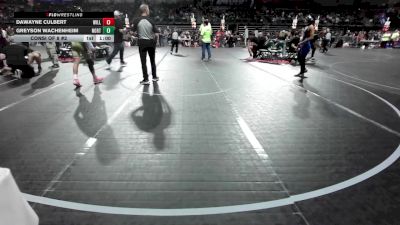 112 lbs Consi Of 8 #2 - Dawayne Culbert, Willingboro vs Greyson Wachenheim, North Hunterdon