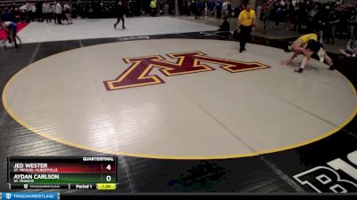 170 lbs Quarterfinal - Jed Wester, St. Michael-Albertville vs Aydan Carlson, St. Francis