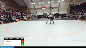 285 lbs Champ. Round 1 - Tristan Otter, Culver vs Isaiah Naeve, Vernonia