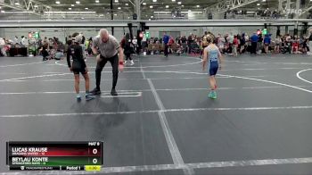 56 lbs Round 2 (4 Team) - Lucas Krause, Dragons United vs Beylau Konte, Springford Rams