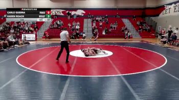 144 lbs Round 1 (3 Team) - Carlo Guerra, Princeton vs Kaden Roach, Wylie East