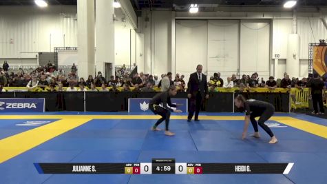 HEIDI G. vs JULIANNE S. 2025 World IBJJF Jiu-Jitsu No-Gi Championship