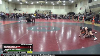 65 lbs Cons. Round 5 - Remington Richter, Grand Rapids Grapplers vs Cameron Broussard, Big Lake