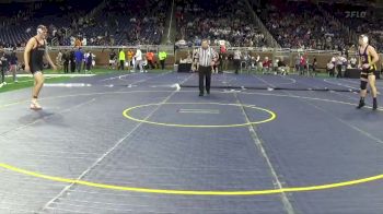 D2-215 lbs Semifinal - Adam Haselius, Northwest HS vs Case Johnson, Greenville HS