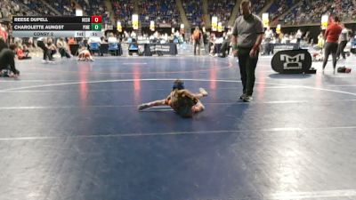 45 lbs Consy 2 - Reese Dupell, Neshaminy vs Charolette Aungst, Pine Grove