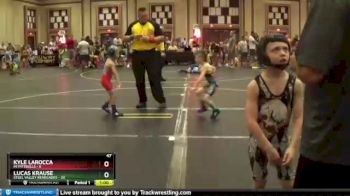 47 lbs Round 1 (6 Team) - Lucas Krause, Steel Valley Renegades vs Kyle LaRocca, MI Pittbulls