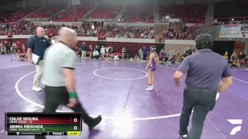 114 lbs 2nd Wrestleback And Semi-finals (16 Team) - Sierra Rieschick, Comal Smithson Valley vs Chloe Segura, Comal Pieper