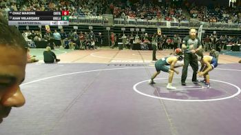 5A 106 lbs Quarterfinal - Chaz Marone, Fort Worth Chisholm Trail vs Juan Velasquez, Rio Grande City Grulla