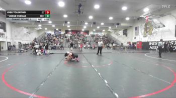 120 lbs Champ. Round 1 - Jose Tolentino, Estancia vs Jorge Vargas, Westminster