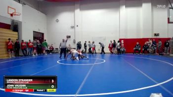 132 lbs Quarterfinal - Landon Stranger, Dragon Wrestling Club vs John Vaughn, Techie Wrestling Club