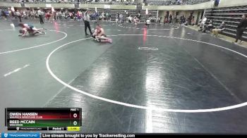 189 lbs Semifinal - Reed McCain, Wisconsin vs Owen Hansen, Waupaca Wrestling Club