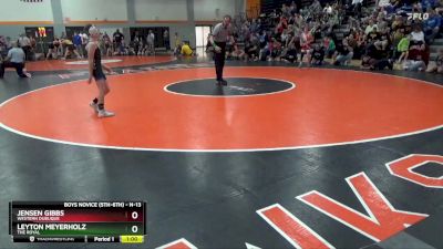 N-13 lbs Semifinal - Jensen Gibbs, Western Dubuque vs Leyton Meyerholz, The Royal