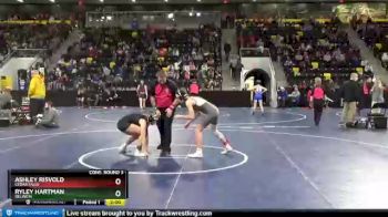 115 lbs Cons. Round 3 - Ashley Risvold, Cedar Falls vs Ryley Hartman, Oelwein