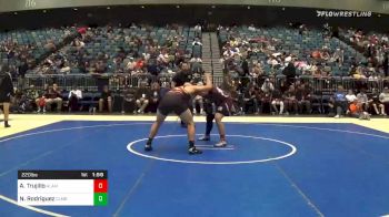 220 lbs Semifinal - Austin Trujillo, Alamosa vs Nico Rodriguez, Columbia