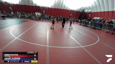 78 lbs Quarterfinal - Aiden Kolstad, Wisconsin vs Crosby Ploederl, Freedom Wrestling Club