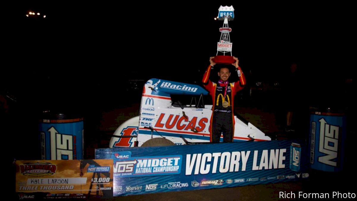 3rd Time's A Charm For Kyle Larson At Bakersfield