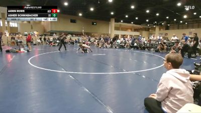 132 lbs Round 1 (32 Team) - Aiden Rowe, Alabama Elite Black vs Asher Schwabacher, Skull & Crossbones