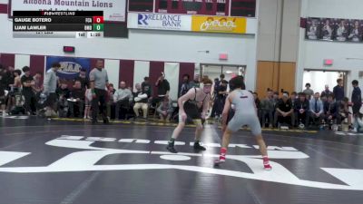 121 lbs Semifinal - Gauge Botero, Faith Christian Acad vs Liam Lawler, Bishop McDevitt