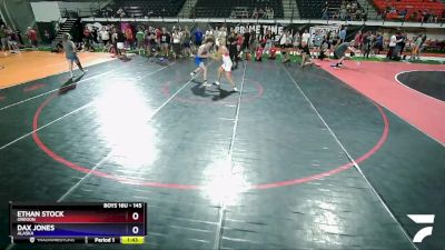 145 lbs Cons. Semi - Ethan Stock, Oregon vs Dax Jones, Alaska