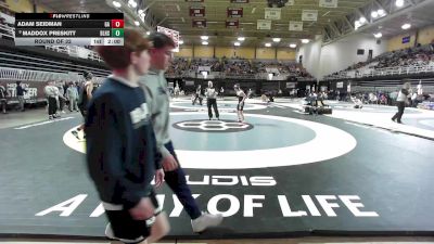 132 lbs Round Of 32 - Adam Seidman, Germantown Academy vs Maddox Preskitt, Bishop Lynch High School