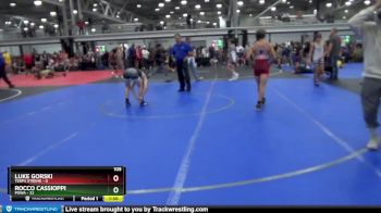 105 lbs Round 2 (4 Team) - Rocco Cassioppi, POWA vs Luke Gorski, Terps Xtreme