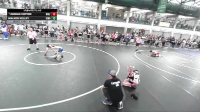 60-66 lbs Round 2 - Jordan Cotton, HEYWORTH vs Walker Kelley, Palmyra Youth Wrestling Club