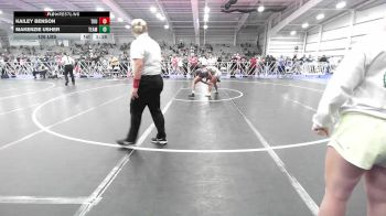 126 lbs Semifinal - Kailey Benson, SheKong vs Makenzie Usher, Team RJN Green